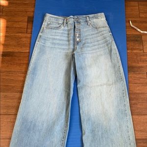 Wide leg jeans